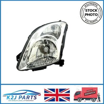 Driver Side Headlight for Suzuki Swift Mk3 2005-2010 Right Hand Headlamp