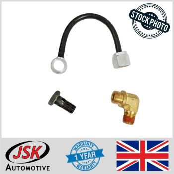 Banjo-Screw Hose Connector & Elbow Adaptor Set For Cummins 6BT 6BTA