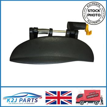 Passenger Side Front Door Handle for Hyundai Amica, Atos & Atoz Black Outer Left