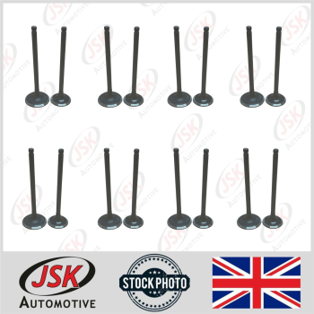 Set of 16 Valves Intake & Exhaust  For 1.4 & 1.6 GDi / CVVT - G4FA, G4FC, G4FD