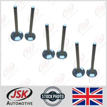 AD3.152 Inlet and Exhaust Valves 6pcs For 3-Cyl JCB 2CX 406 Perkins
