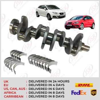 CAYC CAYB Crankshaft With Main & Conrod Bearings for Seat 1.6 TDI Leon Ibiza