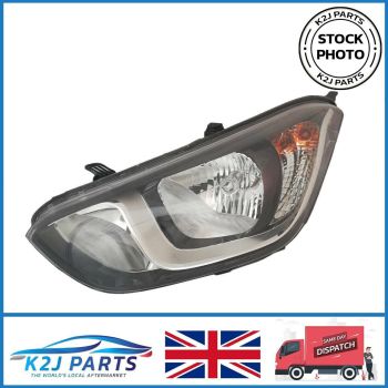 Genuine Hyundai Headlight Passenger Side for i20 2012-2014 Left Hand Headlamp