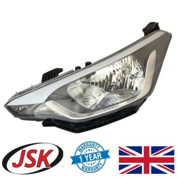 Genuine Hyundai Headlight UK Passenger Side for i20 2014-2018 Left Hand Headlamp