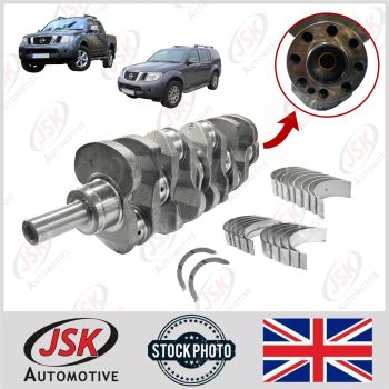 YD25DDTi Crankshaft with Main & Conrod B + Thrust washer for Nissan Navara 2.5L