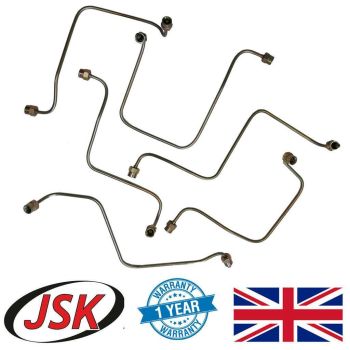 Diesel Fuel Injector Pipes 6pc for Leyland 680 Engine