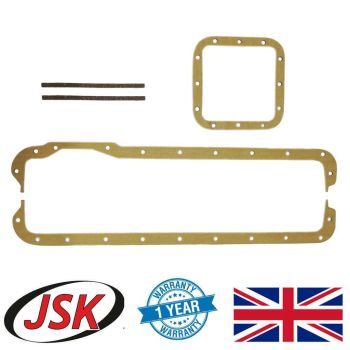 Oil Sump Pan Gaskets with Rope Seals for Perkins P6 Engine Conversion 