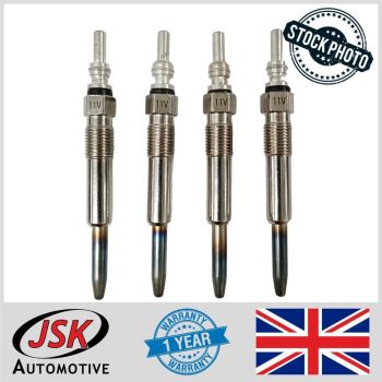 4x Glow Plugs To Suit Renault Scenic Megane Logan Clio Kangoo 1.5DCi 1.9DCi 11V