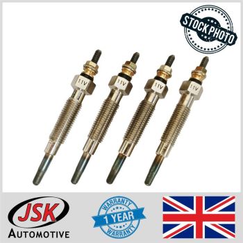 4x Glow Plugs For Mitsubishi L200 L300 L400 Delica  2.5 Diesel Replaces MD197511