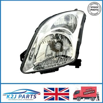 Passenger Side Headlight for Suzuki Swift Mk3 2005-2010 Left Hand Headlamp