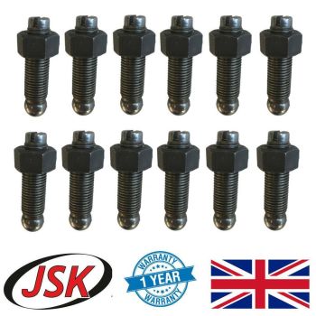 12pc Rocker Arm Adjuster Slotted Screw for Cummins 3.9 5.9 6B 6BT 6BTA 4BT 4BTA