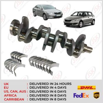 CAYC CAYB Crankshaft With Main & Conrod Bearings for Skoda 1.6 TDI Octavia  