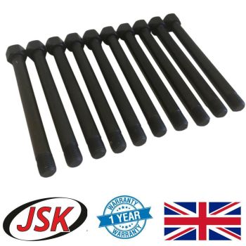 Cylinder Head Bolts & Nuts 10pc Leyland 600 680 690 Engine 181mm