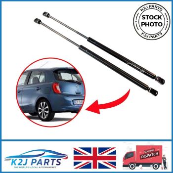 Boot Struts Pair Tailgate Lifters To Suit Nissan Micra K13 Hatchback 2013-2016