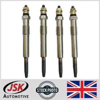 4x Glow Plugs for Ford Transit Fiesta Focus CMAX SMAX Galaxy Mondeo 1.8 DI TDCi