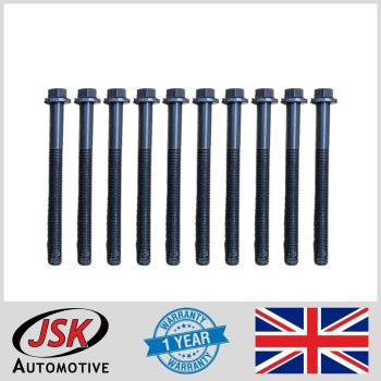 Set of 10 Head Bolts for JCB 444 Engine DieselMax 2CX 3CX 4CX JS130 JS145 JS160 