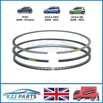 K10B K12B 1 Cylinder Piston Rings Set for 1.0 1.2 Petrol Agila Mk 2 Pixo  