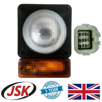 Round Headlight & Indicator for Old Manitou Terex John Deere Matbro Harvester ..