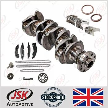 N47D20 B-D-C Type1 Crankshaft with Timing Chain + Bearings & Seals for BMW 2.0