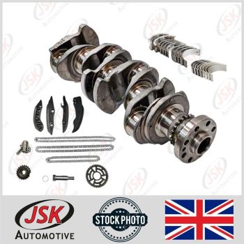 N47D20 B-D-C Crankshaft with Timing Chain with Bearings for BMW & Mini Diesel