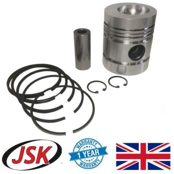 Piston with Pin, Rings & Circlips for JCB 2CX & 406 with Perkins AD3.152 Engine
