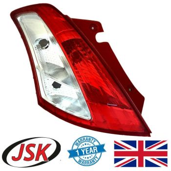 Rear Light Passenger Side for Suzuki Swift 2010-2017 Left Hand Tail Lamp