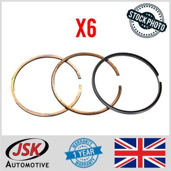 18pc Piston Ring Set To Suit Leyland 400 401 411 412 420 Series 107.25mm Bore