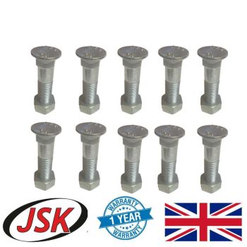 Plough Bolts and Nuts for JCB 3CX Replaces 826/00303 and 1340/0701F