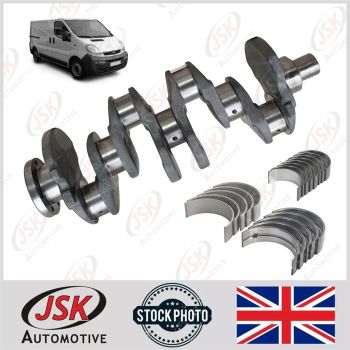 F9Q Crankshaft with Main & Rod Bearings For 1.9 DTI DI Movano Vivaro Bus Van 