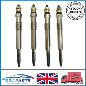 4x Glow Plugs for Ford Transit Fiesta Focus CMAX SMAX Galaxy Mondeo 1.8 DI TDCi