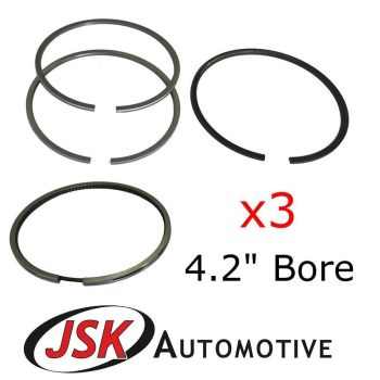 4.2" Piston Ring Kit for Ford Tractors 2000 2600 3000 3600 550 555 2110 2310 333