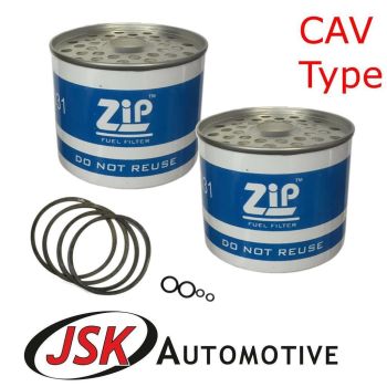 Fuel Filters CAV 2pc For Massey JCB Kubota Case IH David Brown Landini
