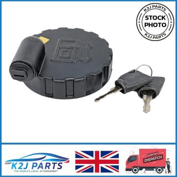 Lockable Fuel Cap Filler & Key to Fit JCB 2CX 3CX 4CX 5CX Replaces 123/05892