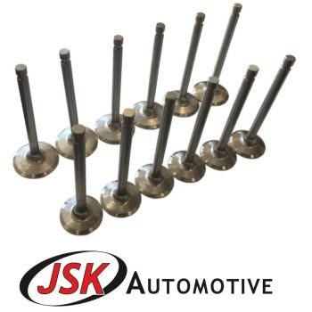 Full Engine Valve Set 12pc (6 Inlet & 6 Exhaust) for Leyland 690 / O.690 Engines