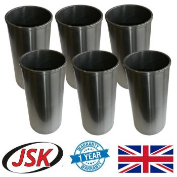 6pc Cylinder Liner Set for Leyland 680 Engine 5" Bore (127mm)