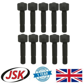 Cylinder Head Bolts & Nuts 10pc Leyland 600 680 690 Engine 65mm and M11 x 1.5mm