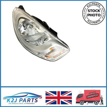 GENUINE Hyundai Headlight Driver Side for i10 2011-2014 Right Hand Headlamp