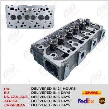 D1005 Cylinder Head Assembly for Kubota KX121-3S KX121-3SCA BX2670 B2301 & More