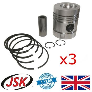 Pistons Pins, Rings & Circlips for JCB 2CX & 406 with Perkins AD3.152 Engine
