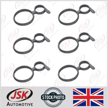 N57 B57 Diesel Injector Recess Gasket Seal Ring 6pc for BMW 3.0 3-8 Series X3-X7