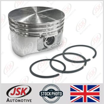 Air Compressor 80mm Piston with Rings 2.5x2.5x4.0 mm for Leyland 370 400 