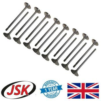 Inlet & Exhaust Valve Set 16pc for JCB 444 DieselMax 3CX 4CX JS145 JS160 930 940