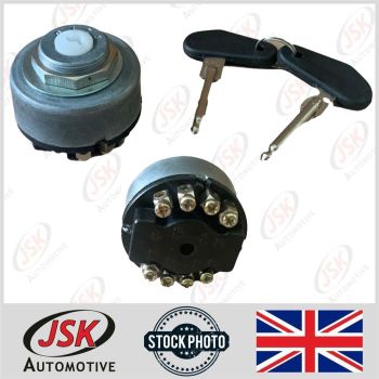4 Position Zetor Tractors Jawa Ignition Starter Switch with Screw Terminals
