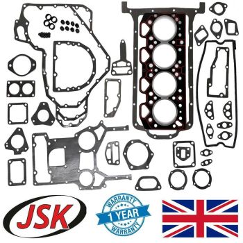 Complete Head Gasket Kit for JCB 2CX 3CX 4CX 3D 3C JS130 Perkins 1004.4 Engines