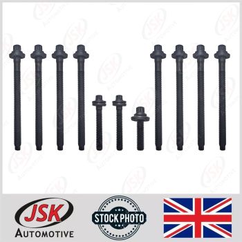 Cylinder Head Bolts 11pc for Vauxhall 1.2 Astra Mk8 Combo Mk4 Corsa Mk3 Mokka...