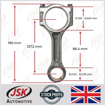 R9M OM626.951 Connecting Rod 182 mm For 1.6 Trafic 3 C-Class NV300 Vivaro