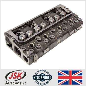 Cylinder Head Assembly with Valves for JCB 4-Cyl with Perkins 3C 3CX 3D 4C 410..