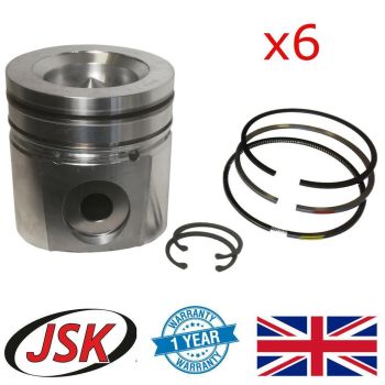 Piston Pin & Rings Set for Cummins 5.9 24-Valve 6BT ISB 102mm for DAF 