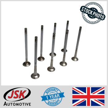 F6JD Set of Intake & Exhaust Valves 8pcs for Ford Fiesta & Van 1.4 TDCi Engines