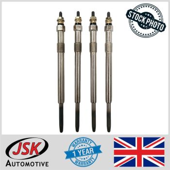 4x Dual Coil Glow Plugs For Jaguar X-Type X400 2.0D 2.2D Diesel Engines 2003-09